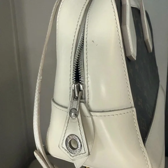 Louis Vuitton Monogram Brown and White Satchel - Picture 5 of 7